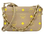 MCM New Logo Chain Mini 2 Straps Crossbody Pouch