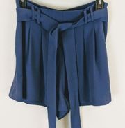 Parker High Waisted Tie Front Shorts NWT