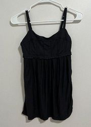 Lululemon  Black Tank Top Size 4