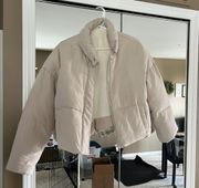 Crème Puffer Jacket