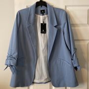 JULES & LEOPOLD Blazer size L brand new with tag color blue/lilac length 30”
