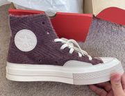 Converse Chuck 70 Cozy Utility sneakers in burgundy NWT