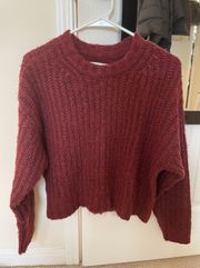 Maroon Chunky Sweater