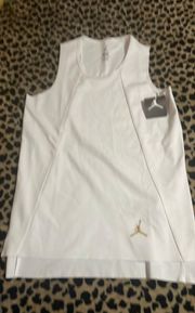 Sport Short Sleeves White Shirt Size M