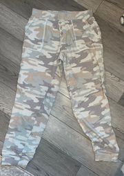 camo waffle joggers