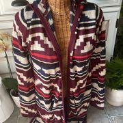 United States Sweaters Aztec Print Cardigan