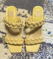 Never been worn yellow heels 