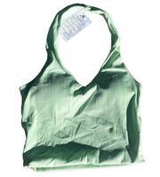 NWT Klassywear Brami built in bra tank green shaper Crop Top cami sz XS NEW