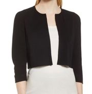 Hugo Boss women crop fatildi open cardigan sz Large