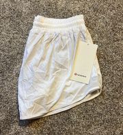 White Hotty Hot Shorts 4”