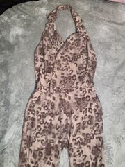 Leopard Print Jumpsuit 