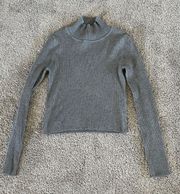 Grey Turtleneck Sweater