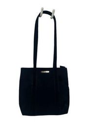 Jones New York black nylon shoulder handbag purse