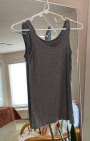 Grey Two Inch Tank Top