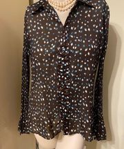 🎈APT. 9 LONG SLEEVE BLOUSE SIZE S🎈GREAT COND.🎈