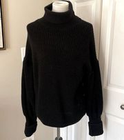 😩😍 Cutest Topshop Black Turtleneck Sweater