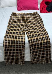 Brown Pattern Pants