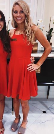 Red Cocktail Dress 