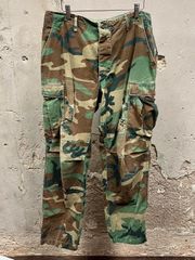 Vintage 90s Baggy Camo Camouflage Cargo Workwear Utility Pants Medium Regular