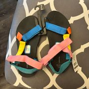 Color Block Sandals