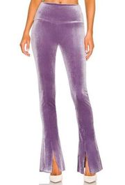 Norma Kamali Spat Velvet Legging in Powder Purple XSmall New Womens