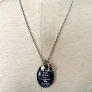 “You only live once “  charm pendant necklace