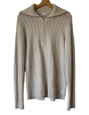 Armani Exchange Beige Pull Over Knit Sweater
