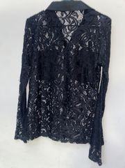 Black Lace Shirt