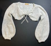 By Deep Los Angeles Cardigan Cropped Sweater