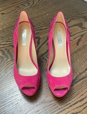 INC International Concepts Hot Pink Heels