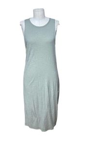 James Perse Scoop Back Tank Dress Artillary Green Size 3 / US Large