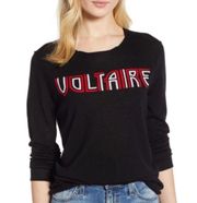 ZADIG & VOLTAIRE Gwendal Woolmark Sweater In Black NWT size small