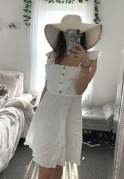 white summer dress