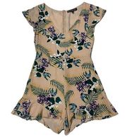 For Love & Lemons Pina Colada Romper - Tropical Print - Small