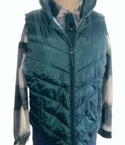 Green Puffer Vest