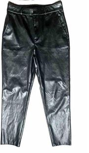 Windsor Black High Faux Leather Pants Skinny Womens Size Large