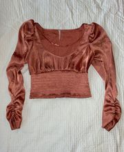 Long Sleeve Crop Top 