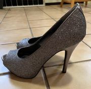 4’’ Silver Heels 