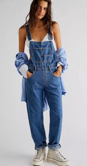 Ziggy Denim Overalls Relaxed Straight Leg Slouchy Denim Size Medium