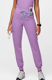 Lilac Zamora High Waisted Petite Jogger Scrub Pants