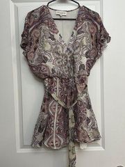 Hale Bob Los Angeles Catena Georgette Dress Size Medium