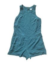 Lou & Grey Teal Sleeveless Romper S