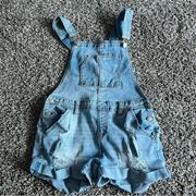 Jean short overalls