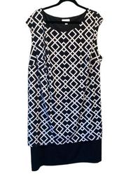 Dress Barn dress‎ 24 plus black white