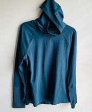 Yogalicious Teal Running Hooded Top Large