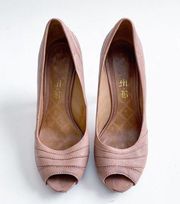 L.A.M.B. Tansy Nude Pumps 8.5