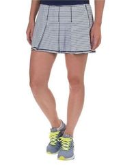 Kyodan Pleated Navy Stripe Tennis Skirt Medium