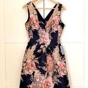 NWT Vince Camuto Floral Teacup Flare Dress sz 2