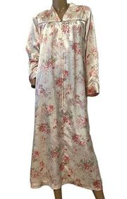altered Christian Dior floral housecoat pajama nightgown TLS1 7056