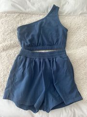 Tuscaloosa Blue Shorts Set